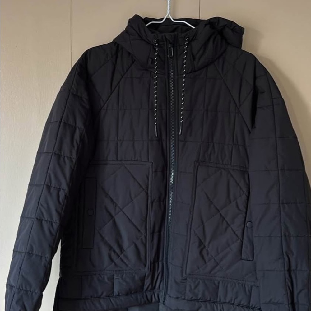 Twik Black Puffer Jacket